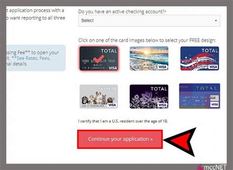 totalcardvisa.com program fee